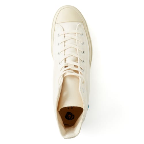 laydown image of SLP01 JP High Top Canvas Sneaker