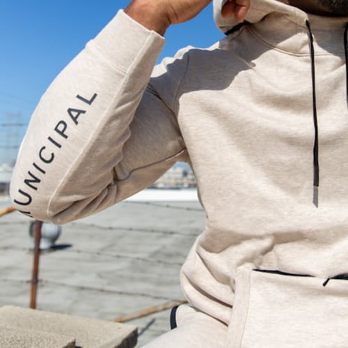 laydown image of Sport Utility Hoodie