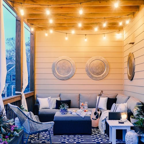 laydown image of Ambience Pro LED - Hanging String Lights