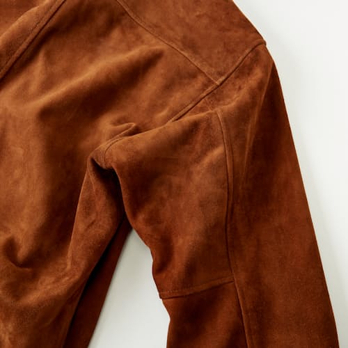 laydown image of Golden Bear Suede Shirt