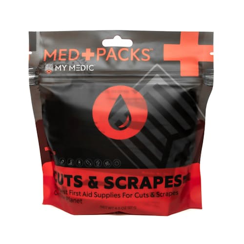 laydown image of MedPacks - Cuts & Scrapes