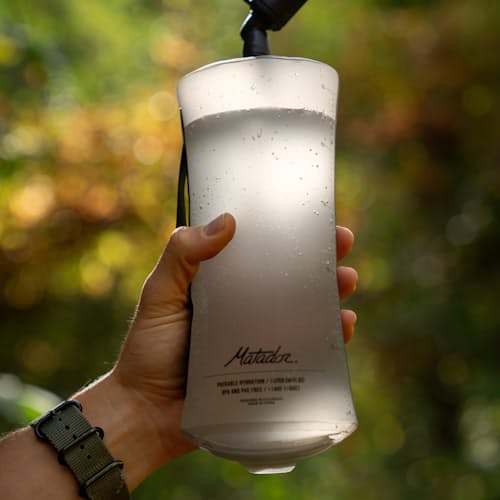 laydown image of Packable Water Bottle