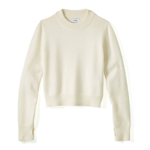laydown image of Women's Square Crewneck Sweater