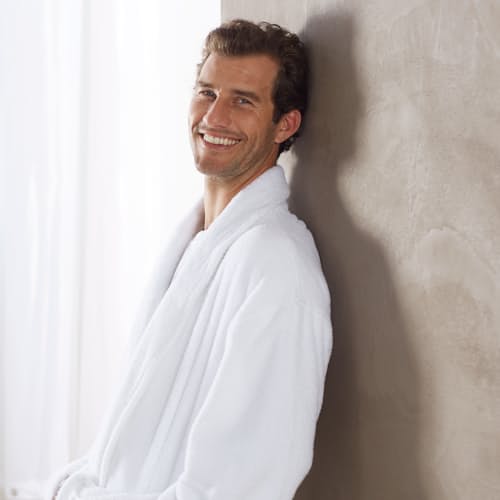 laydown image of Cloud Loom Robe