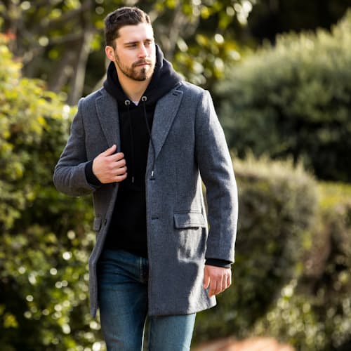 laydown image of Grant Topcoat