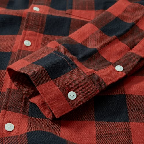 laydown image of Slub Flannel