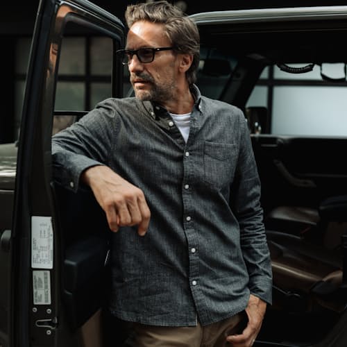 laydown image of Classic Selvedge Architect Shirt