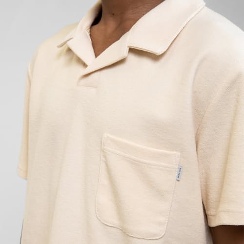 laydown image of Vintage Terry Polo