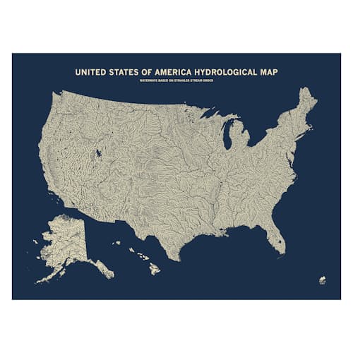laydown image of Hydrological Map