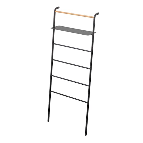 laydown image of Tower Leaning Ladder with Shelf