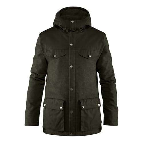 laydown image of Greenland Re-wool Jacket
