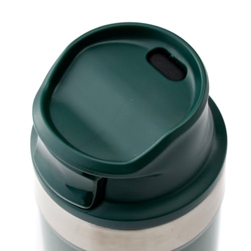 laydown image of Classic Trigger Action Travel Mug (16oz)