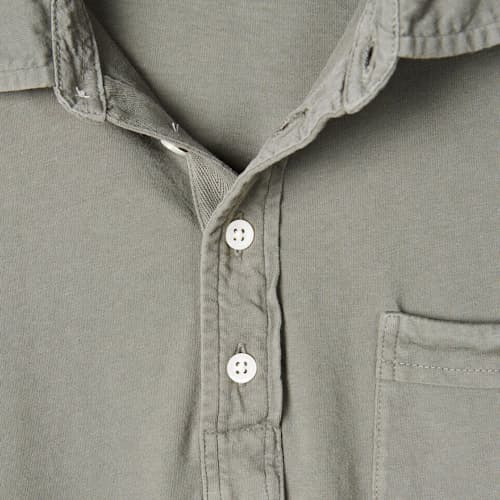 laydown image of Long Sleeve Pensacola Polo