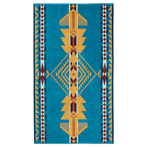 laydown image of Eagle Gift Beach Towel