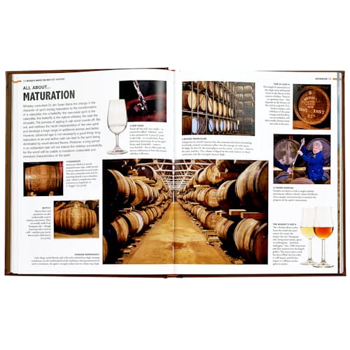 laydown image of World Whiskey Leather Book