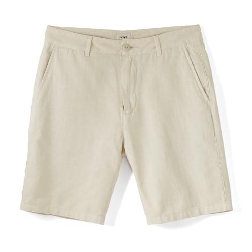 laydown image of Cotton Linen Short - 9"