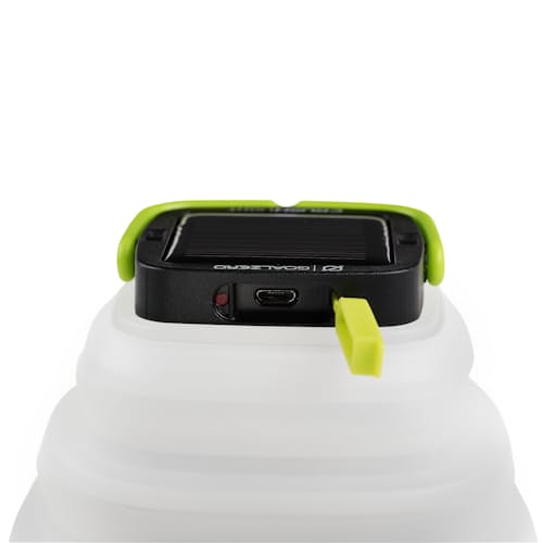 laydown image of Crush Light Chroma Collapsible Solar Lantern
