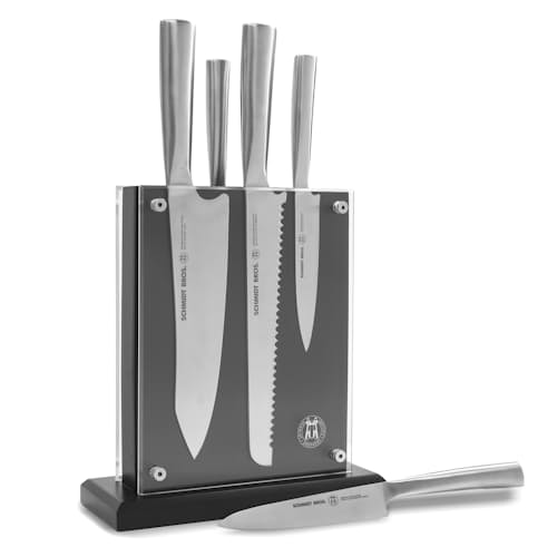 laydown image of 6 Pc Knife Block Set