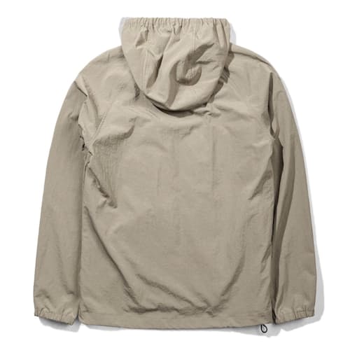 laydown image of Hooded Windbreaker Jacket