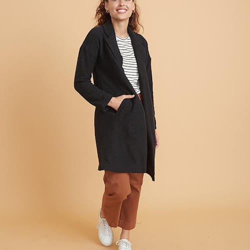 laydown image of Women's Birdseye Coat