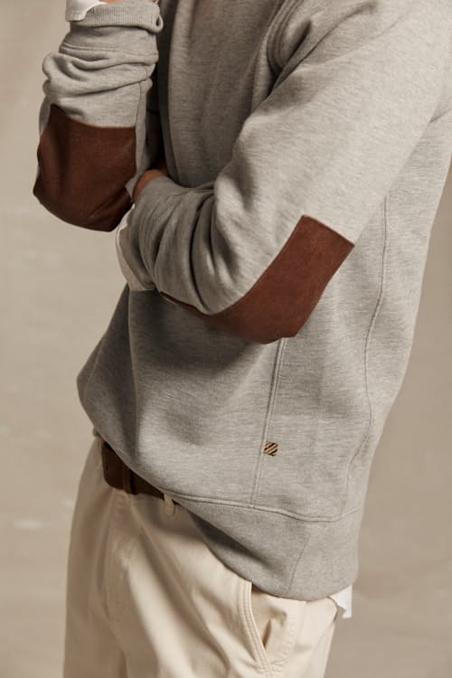on model image of Terry Dover Sweatshirt