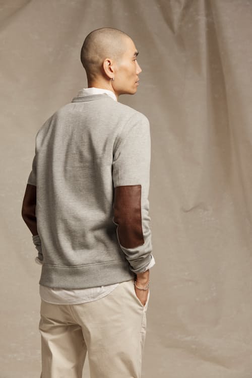 on model image of Terry Dover Sweatshirt