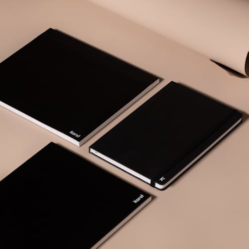 laydown image of Hardcover Notebook A5