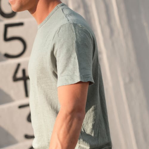 laydown image of Sun Linen T-Shirt