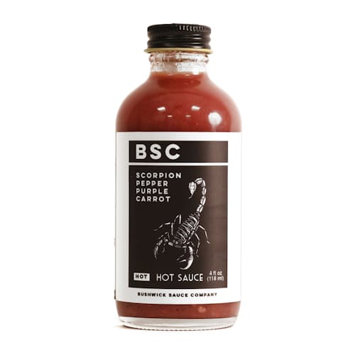 laydown image of Mini Hot Sauce Set