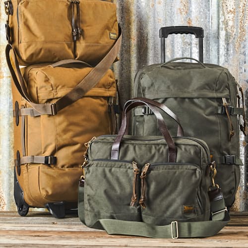 lifestyle image of Dryden Ballistic Nylon Briefcase - 14L