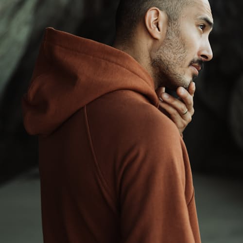 lifestyle image of 10-Year Full Zip Hoodie