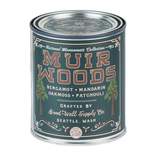 laydown image of Muir Woods Candle