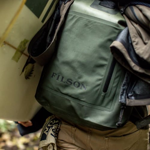 laydown image of Submersible Dry Backpack