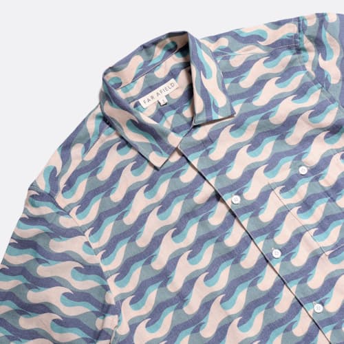 laydown image of Selleck Short Sleeve Shirt