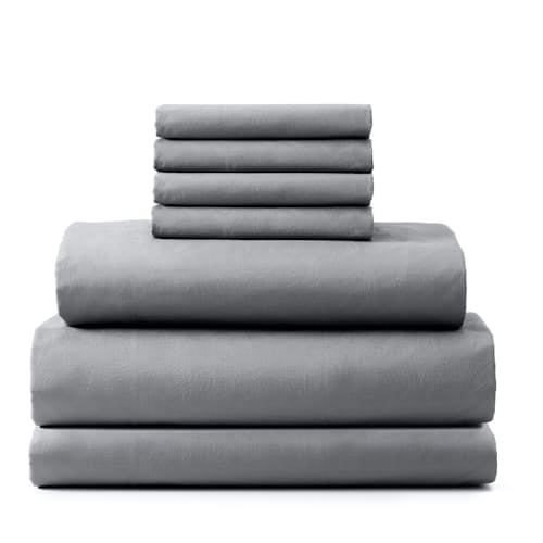 laydown image of Pure Washed Cotton Complete Set - King