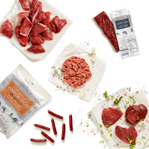 laydown image of Venison Starter Box
