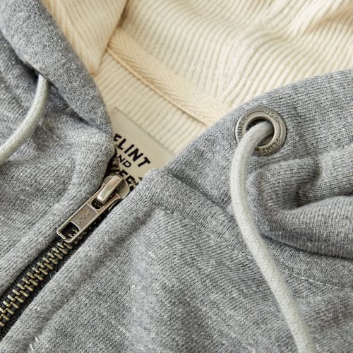 lifestyle image of 10-Year Waffle-Lined Hoodie