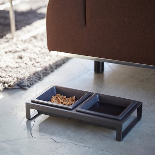 lifestyle image of Pet Bowls with Stand