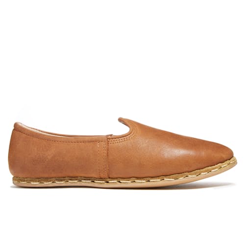 laydown image of Sabah Leather Slip On Shoe