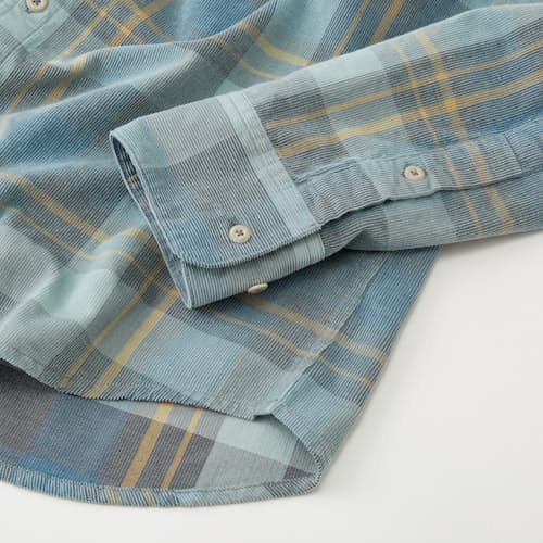 lifestyle image of Organic Corduroy Button Down Shirt