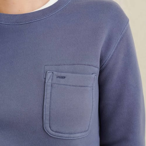 laydown image of Women's Crewneck Sweatshirt