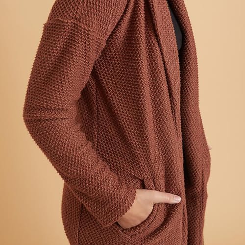 laydown image of Women's Birdseye Coat