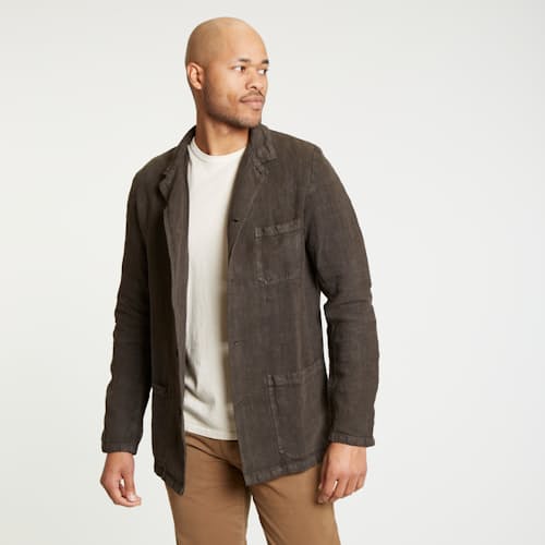 laydown image of Linen Blazer
