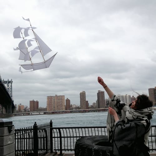 laydown image of Sailing Ship Kite