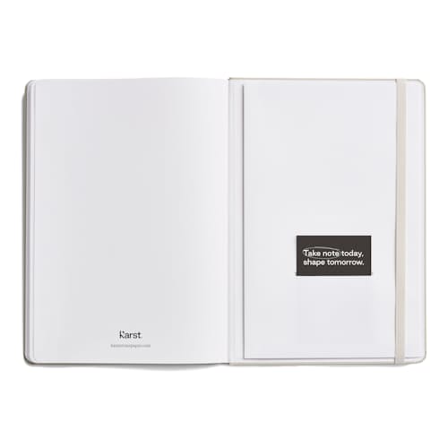 laydown image of Hardcover Notebook A5