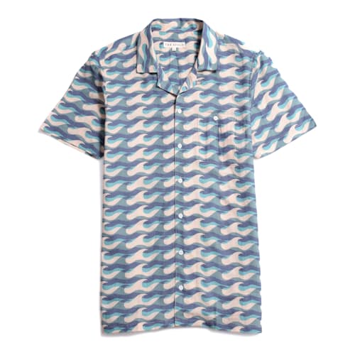 laydown image of Selleck Short Sleeve Shirt