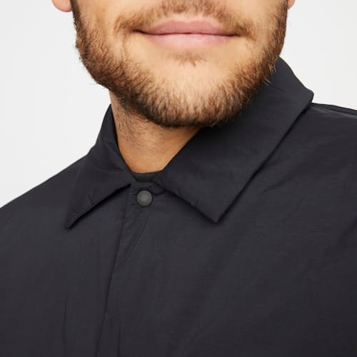 laydown image of Thermal Light Shirt Jacket