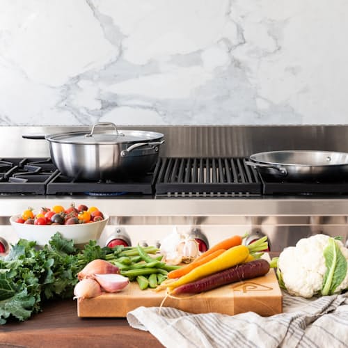 laydown image of Stainless Sidekick Skillet
