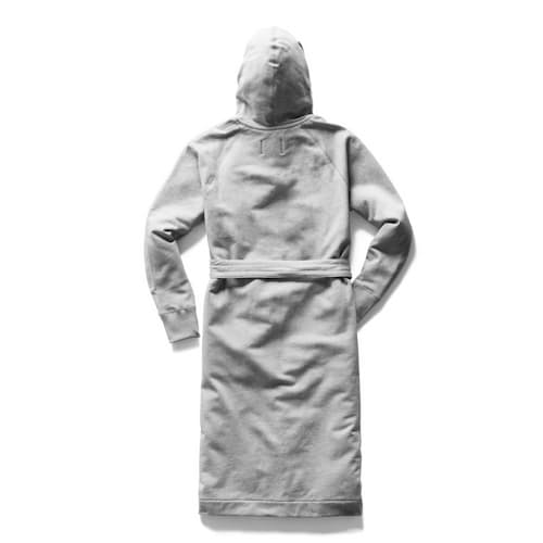 laydown image of Midweight Terry Hooded Robe