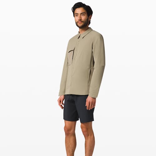 laydown image of Insulated Shacket